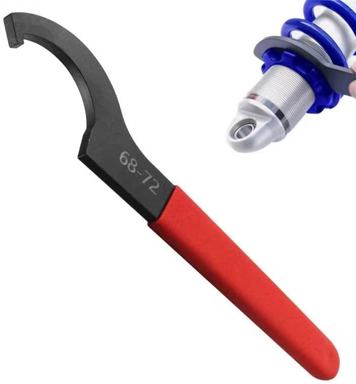 PRO BAT Universal Motorcycle Shock Absorber Spanner Wrench Hook Pin Spanner Wrench Shocker Shokie Adjusting Tools C Spanner for Pit Quad Dirt Bike ATV 68-72 - Image 1
